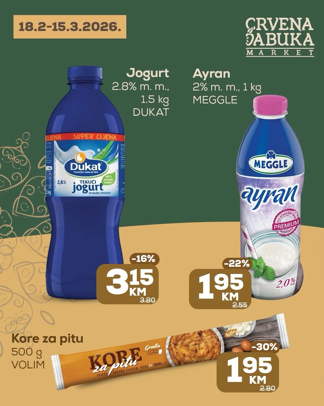 Crvena Jabuka akcija 18.2-15.3.2026.