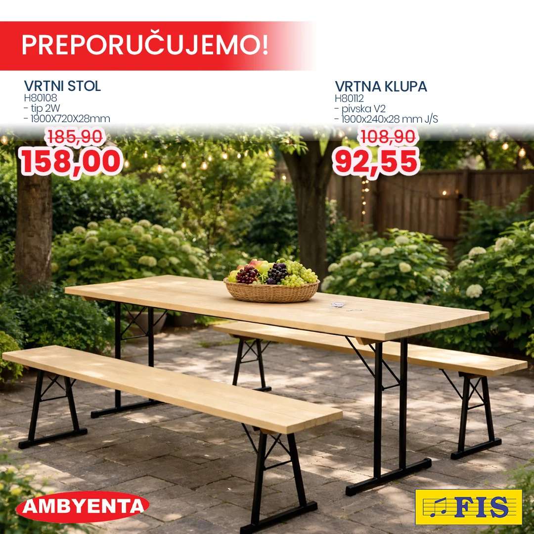 Fis & Ambyenta NAMJEŠTAJ - sniženje do 28.2.2026.