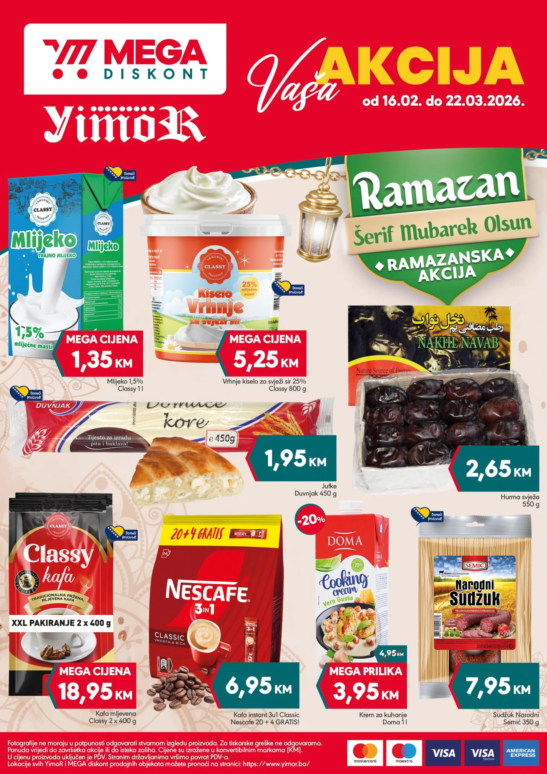 Mega Diskont katalog RAMAZANSKA AKCIJA  16-22.2.2026.