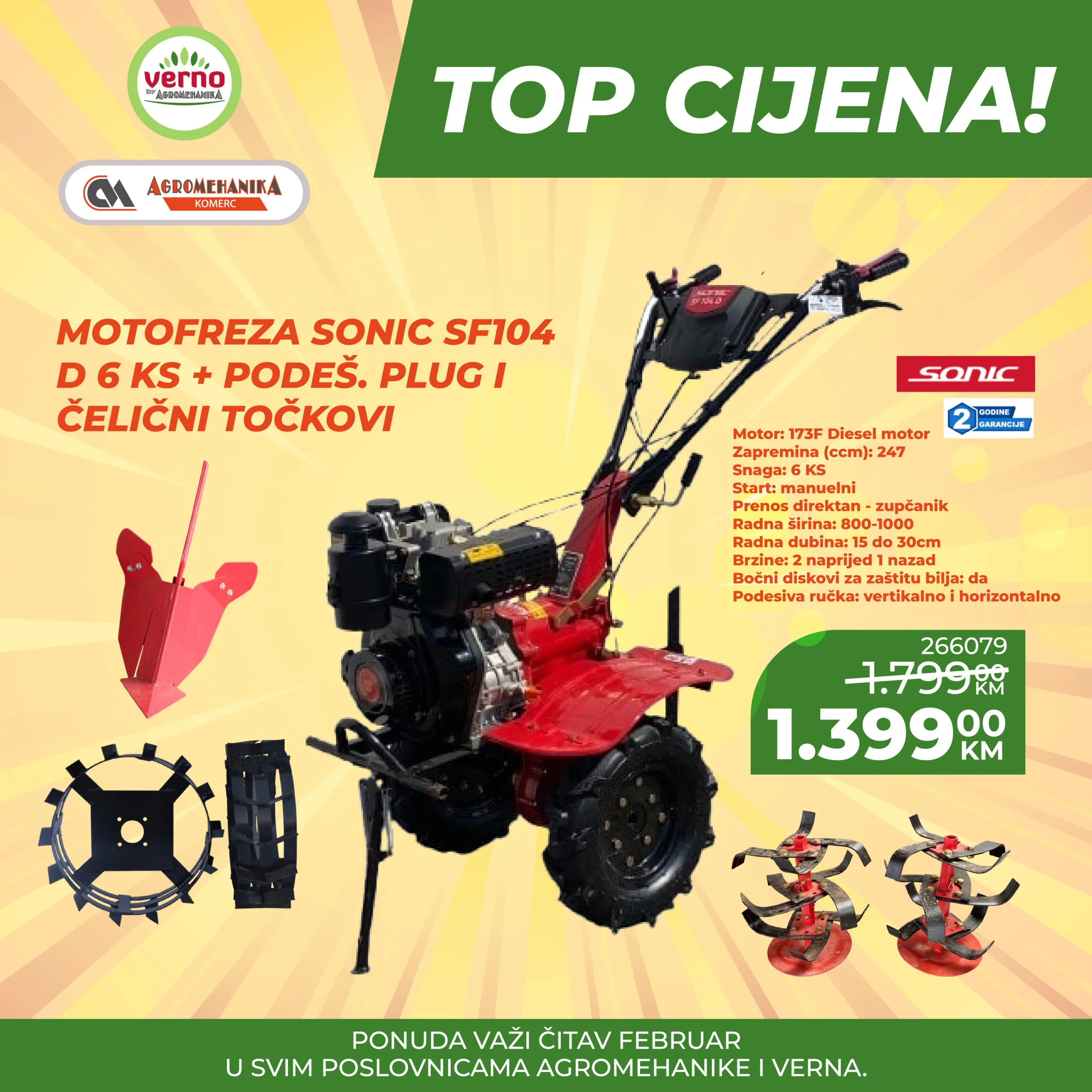 Verno by Agromehanika SUPER AKCIJA – februar 2026.