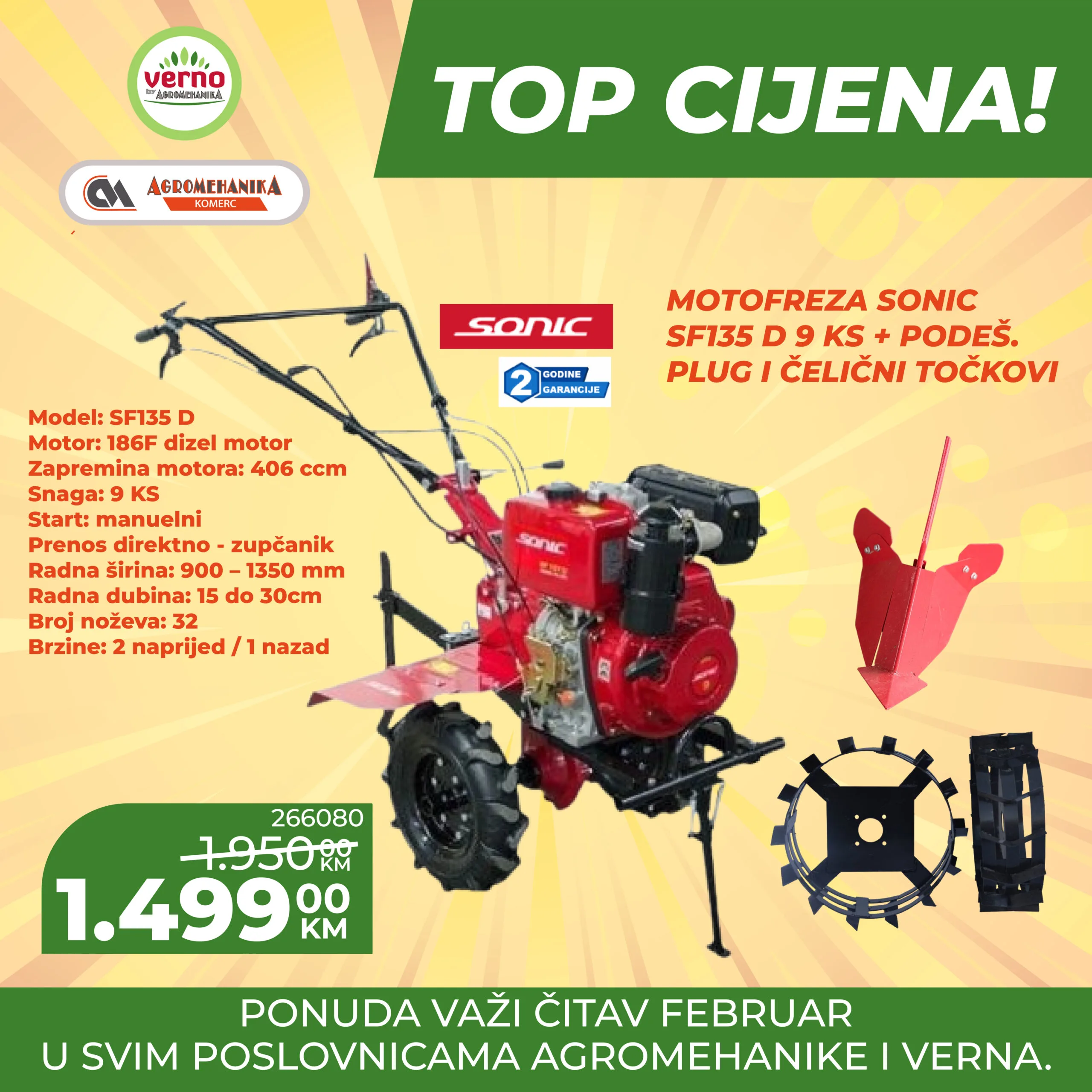 Verno by Agromehanika SUPER AKCIJA – februar 2026.