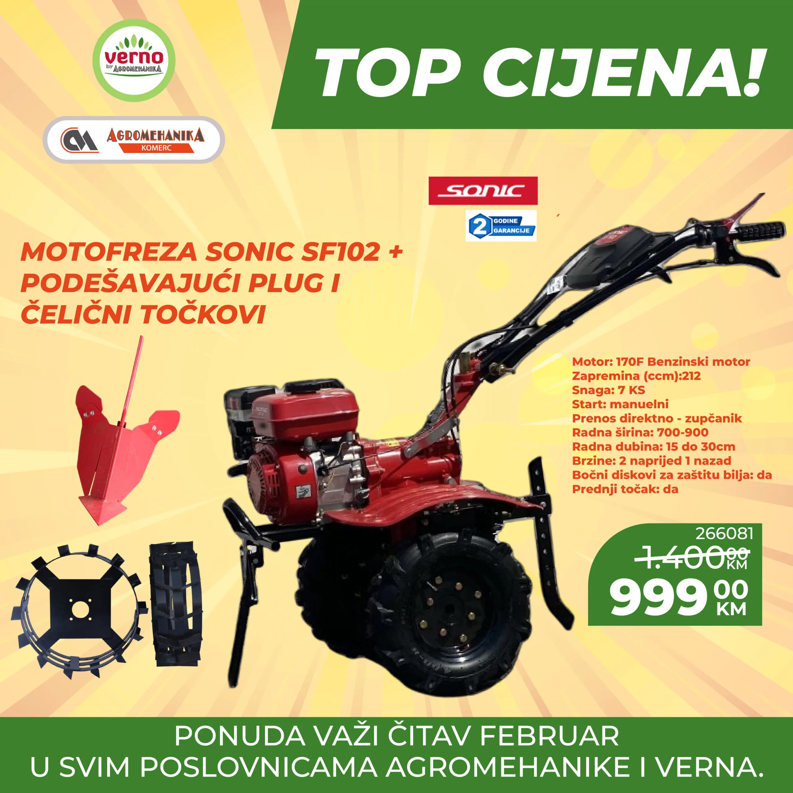 Verno by Agromehanika SUPER AKCIJA – februar 2026.