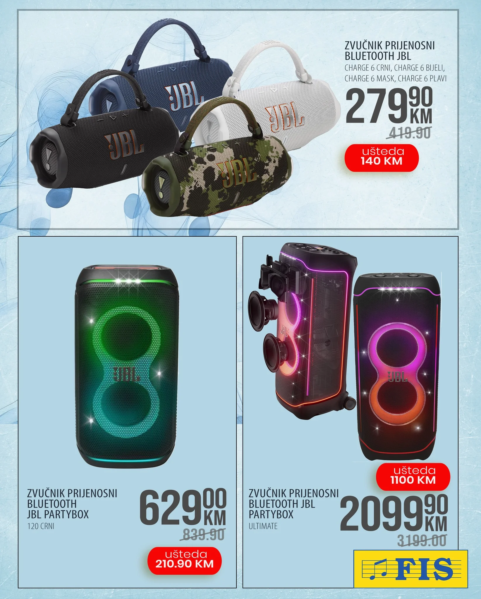 Fis akcija JBL ZVUČNICI 2-15.2.2026.