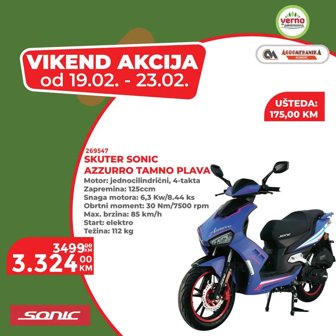 Verno by Agromehanika vikend akcija 19-23.2.2026.