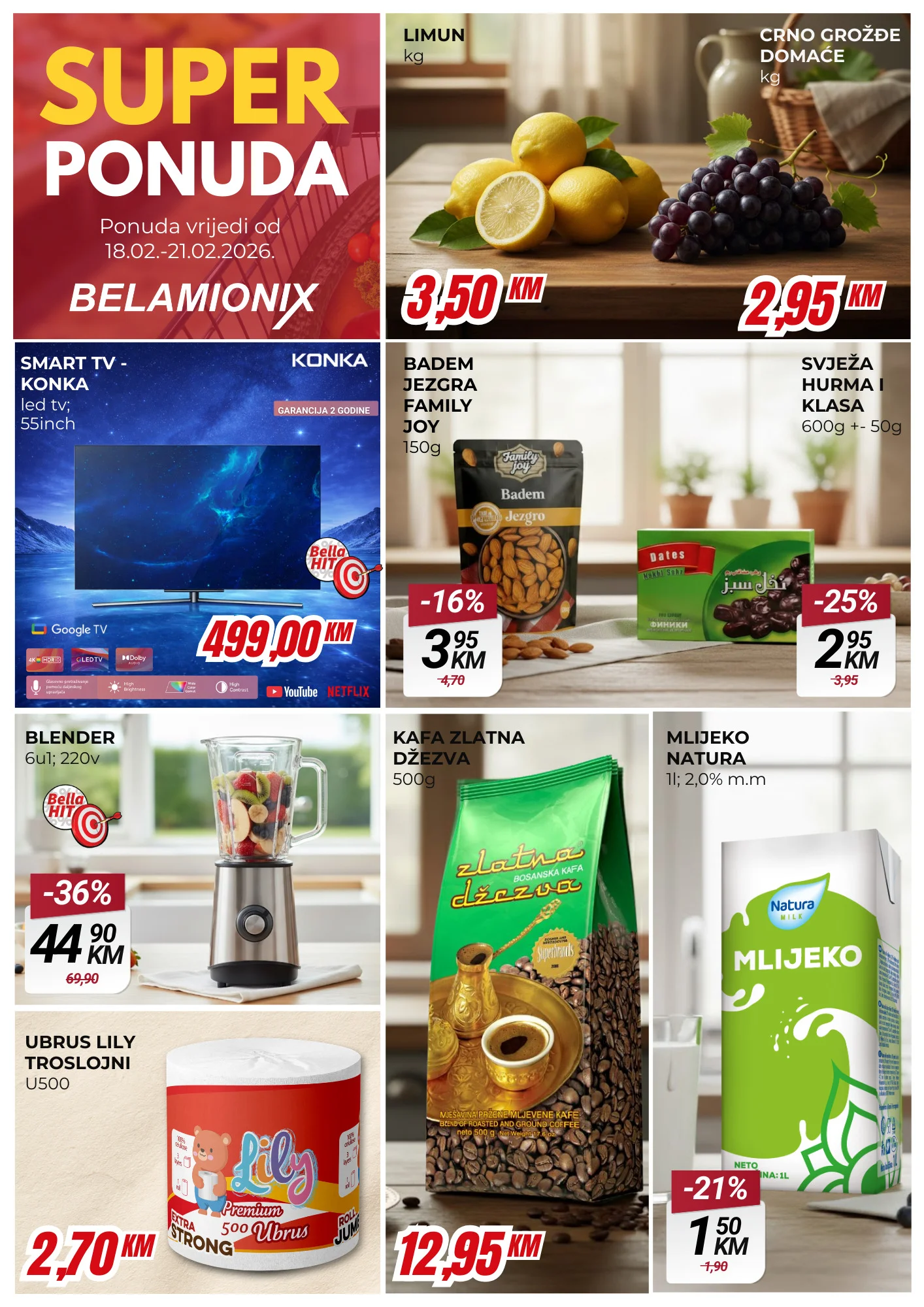 Belamionix vikend akcija 18-21.2.2026.