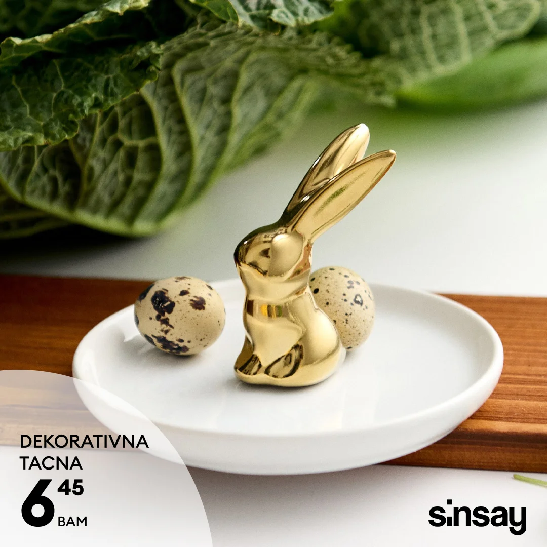Sinsay akcija - uskršnje dekoracije februar 2026.