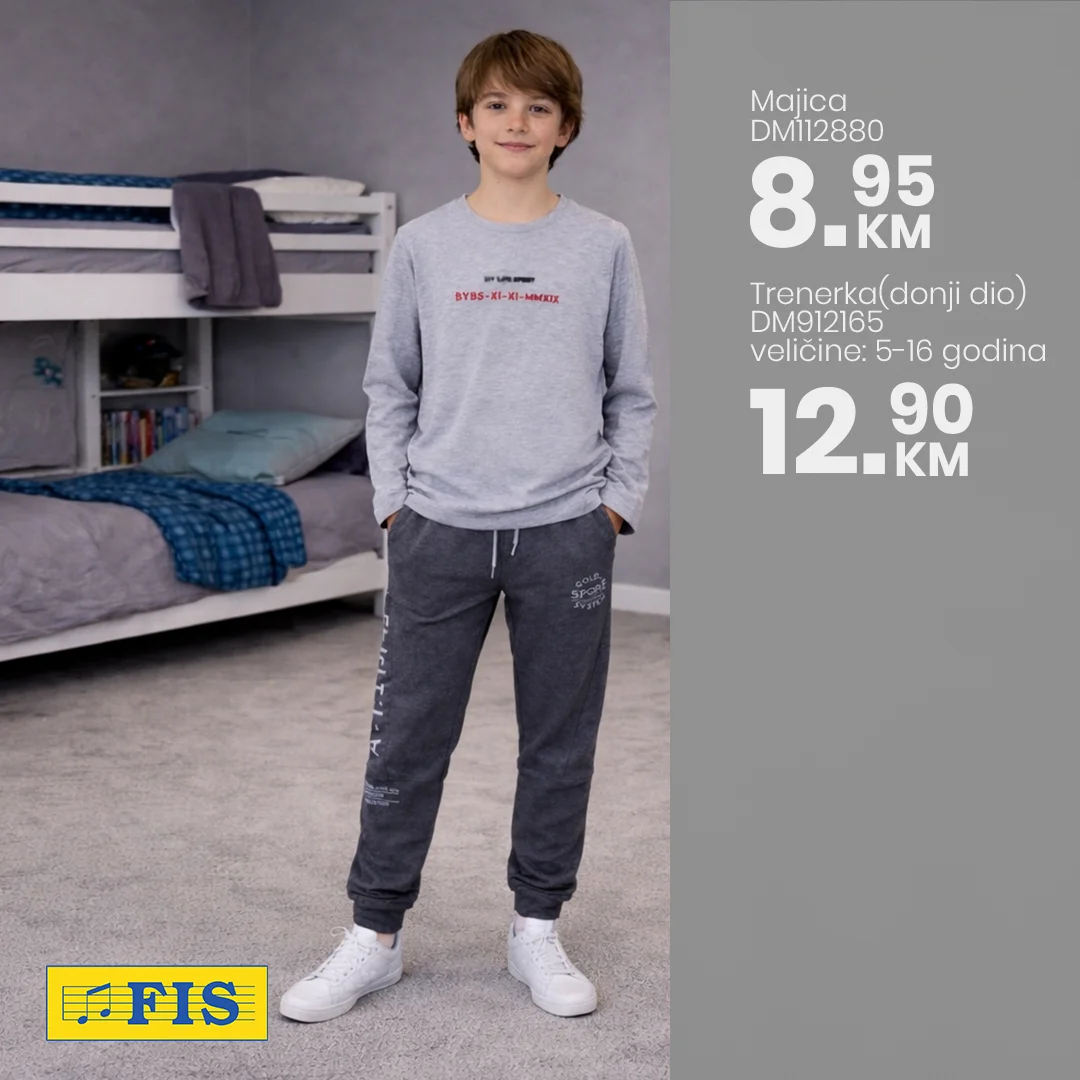 Fis ODJEĆA ZA DJEČAKE februar 2026.