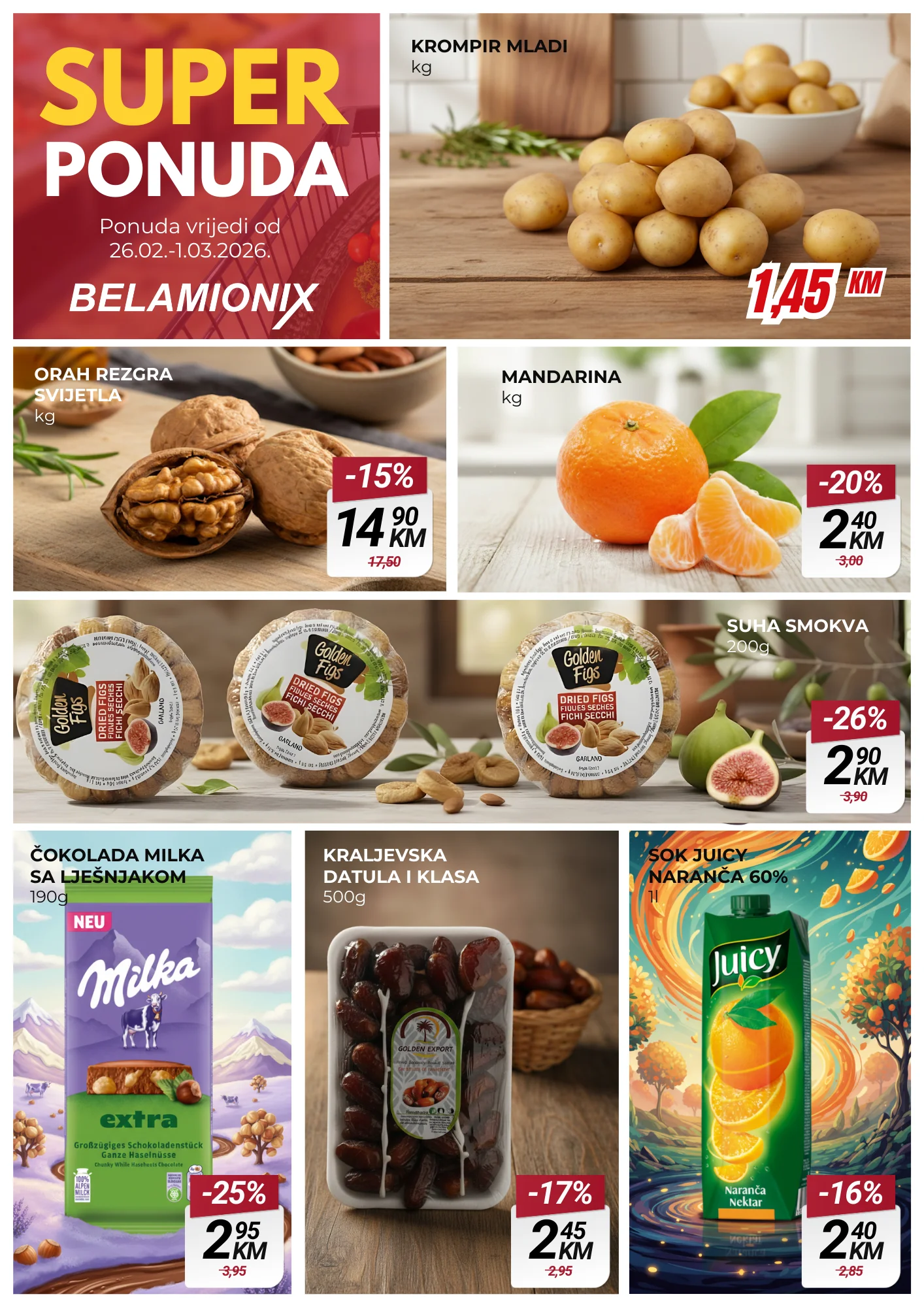 Belamionix vikend akcija 26.2-1.3.2026. 