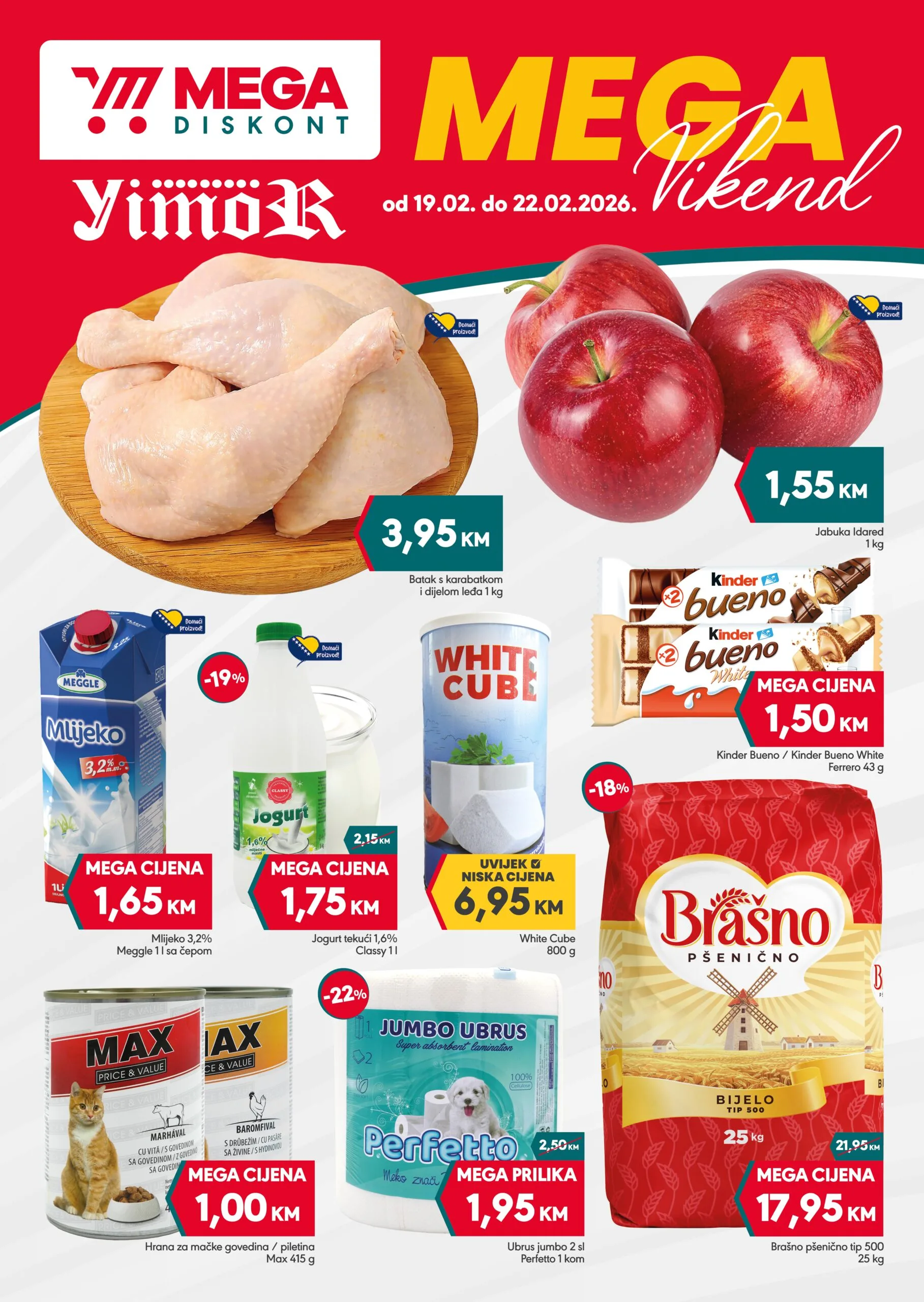 Mega Diskont vikend akcija 19-22.2.2026.