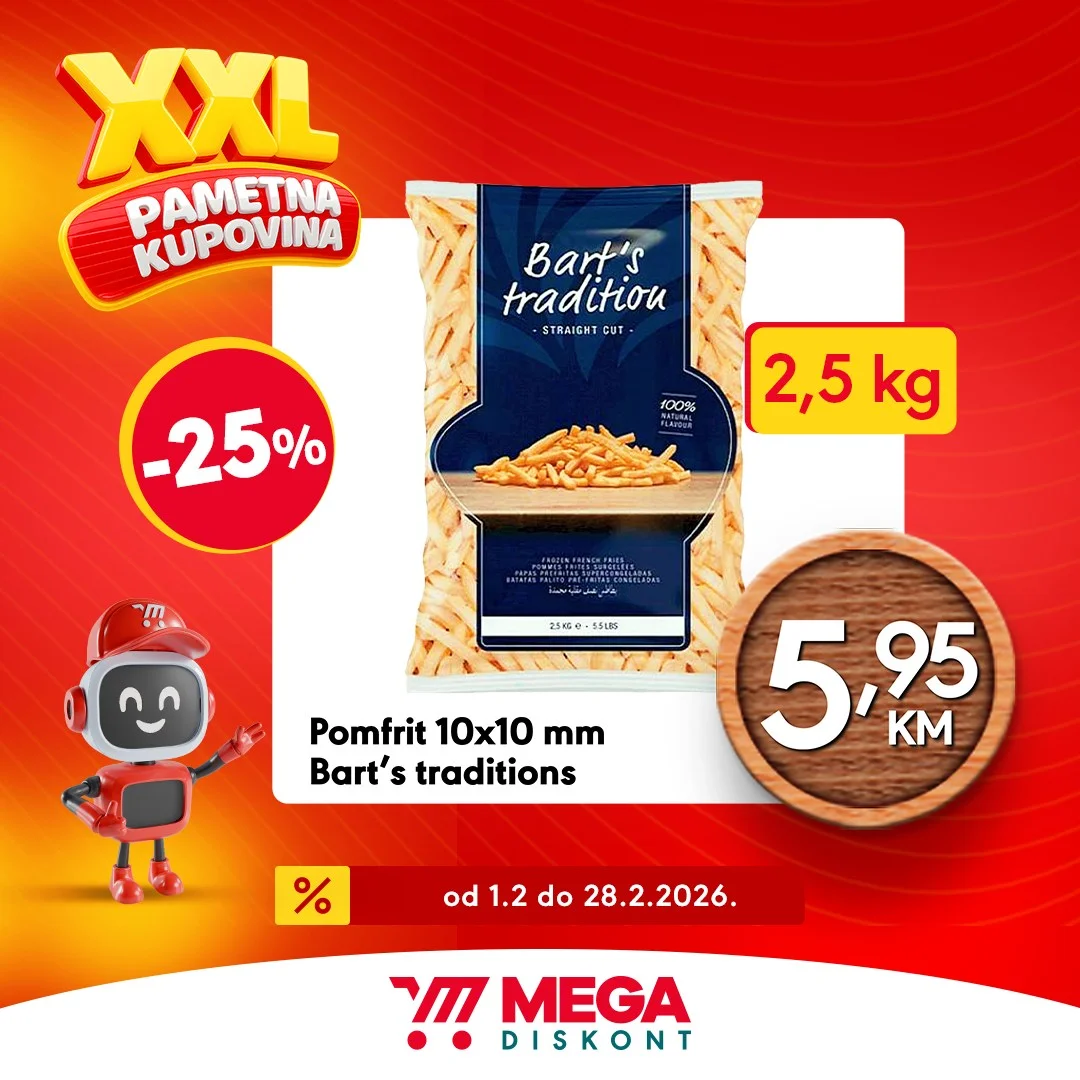 Mega Diskont XXL UŠTEDA 1-28.2.2026.