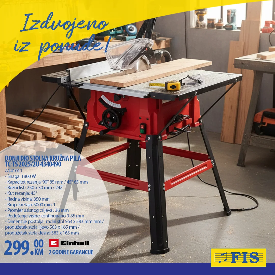 Fis akcija ALATI I MAŠINE februar 2026.
