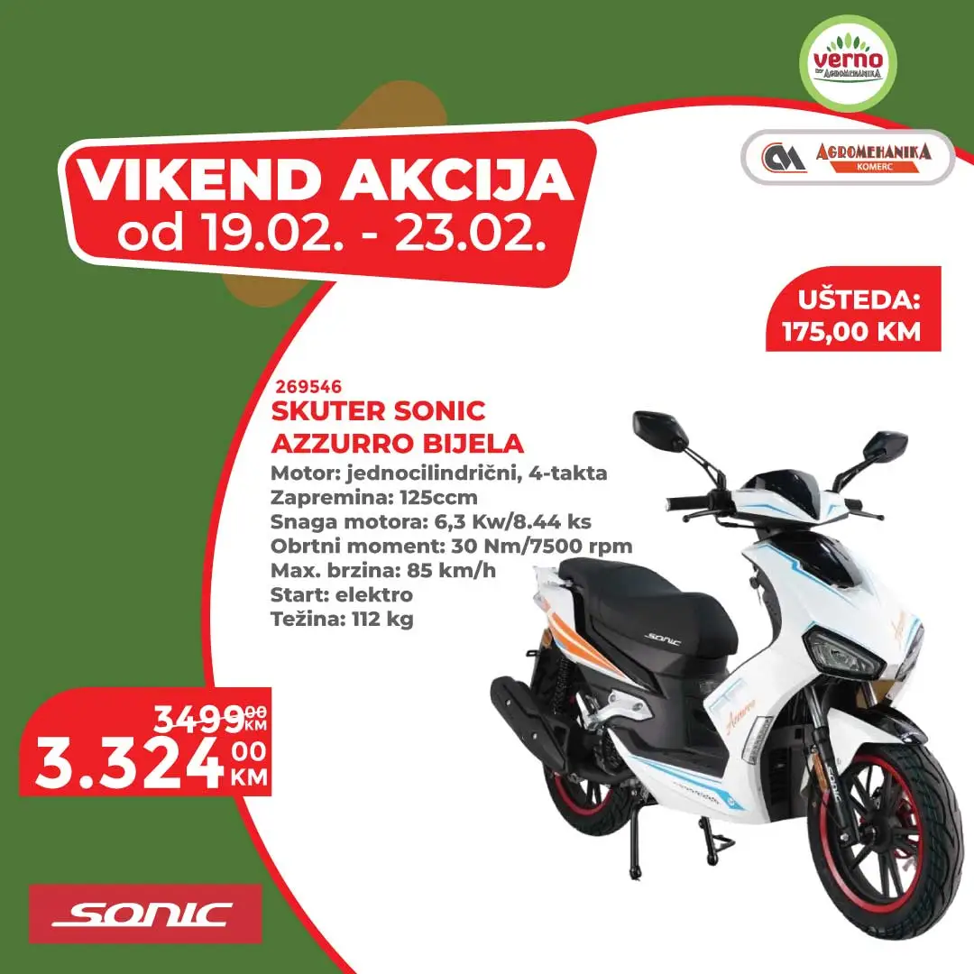 Verno by Agromehanika vikend akcija 19-23.2.2026.