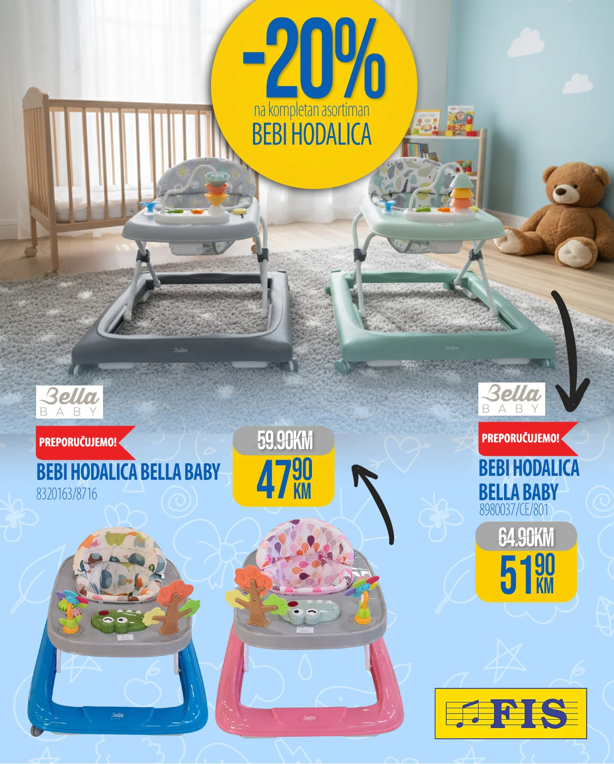 Fis akcija OPREMA ZA BEBE 23.2-1.3.2026.