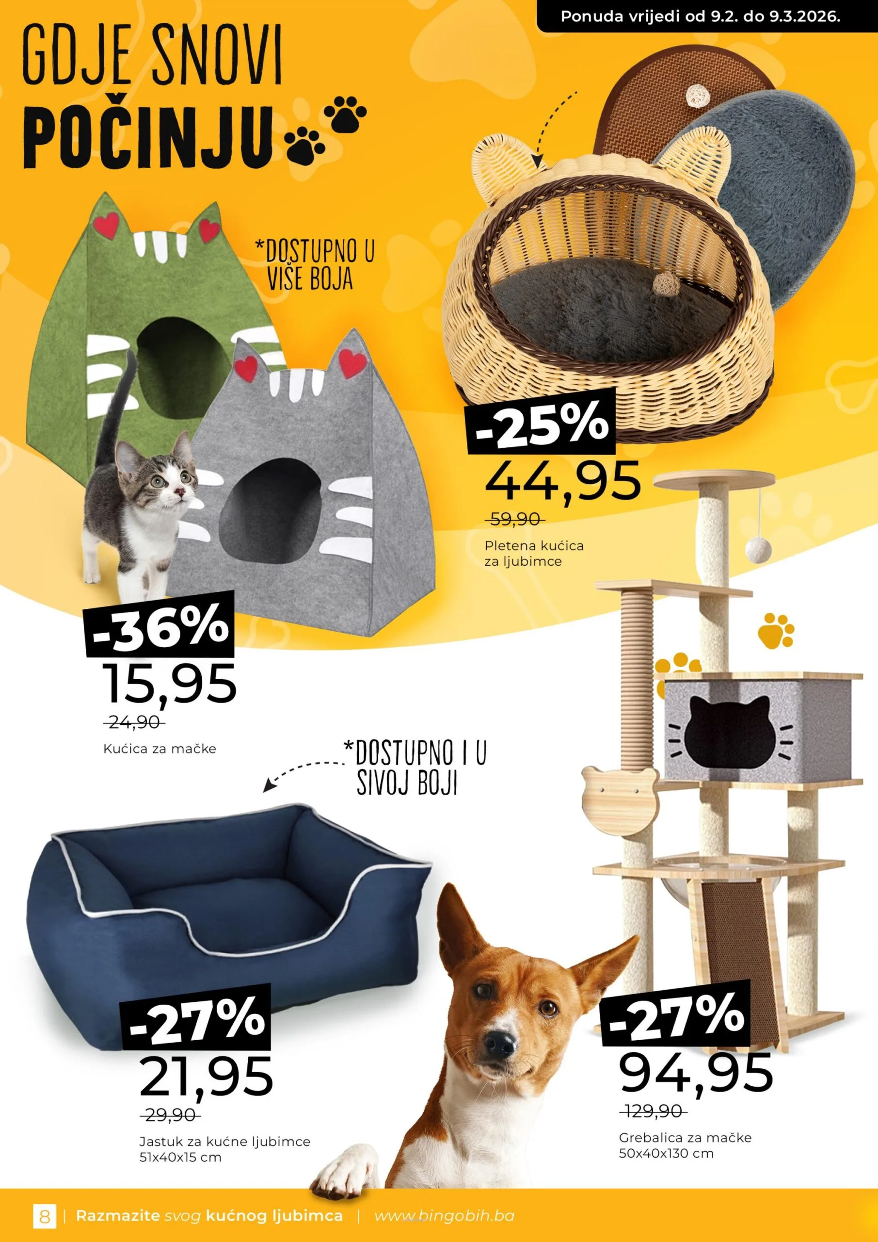 Bingo katalog KUĆNI LJUBIMCI - sniženje do 9.3.2026.