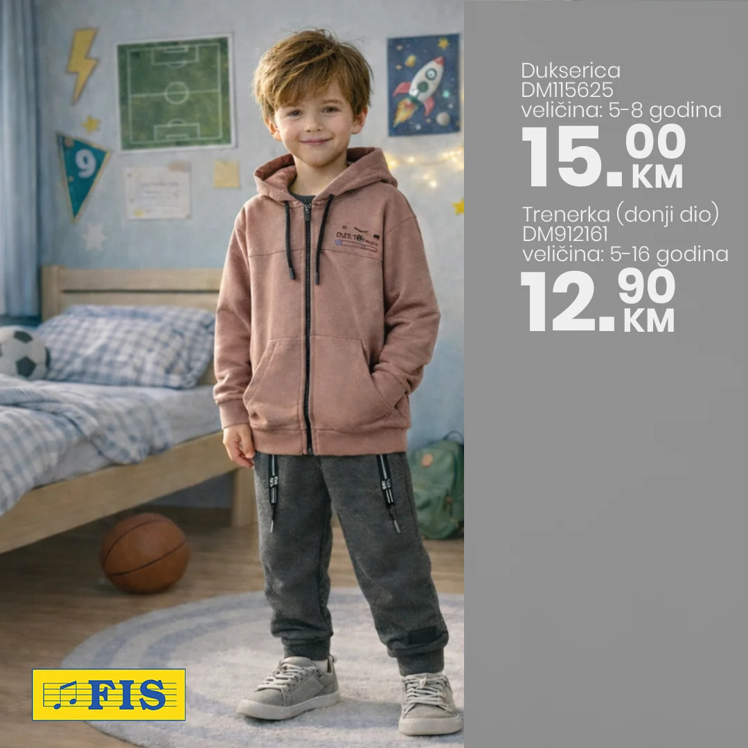 Fis ODJEĆA ZA DJEČAKE februar 2026.