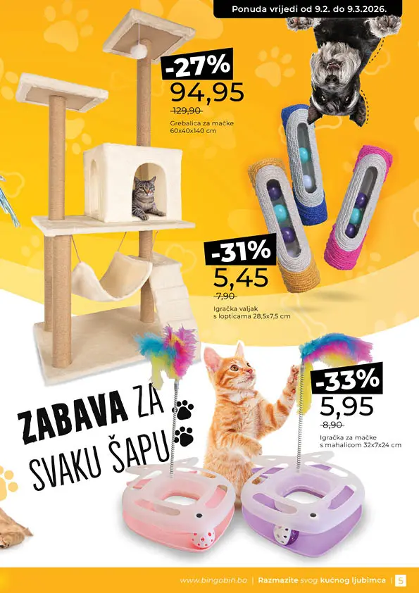 Bingo katalog SVE ZA KUĆNE LJUBIMCE 9-22.2.2026.