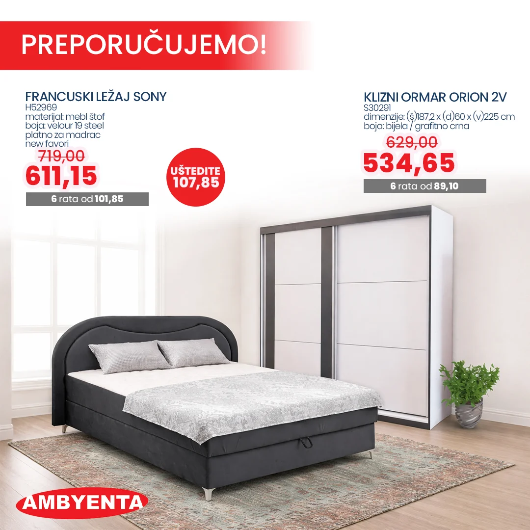 Fis & Ambyenta NAMJEŠTAJ - sniženje do 28.2.2026.