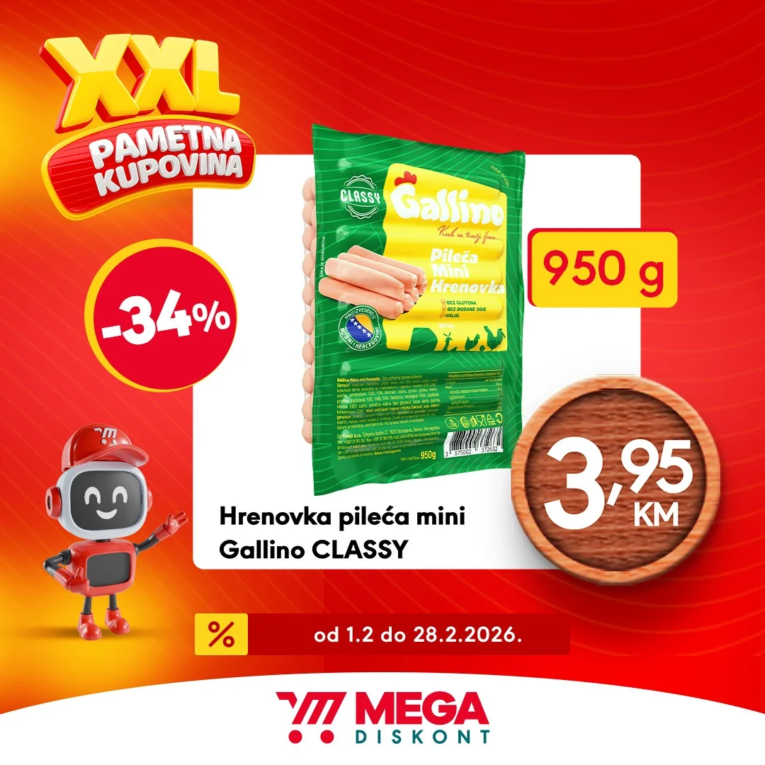 Mega Diskont XXL UŠTEDA 1-28.2.2026.