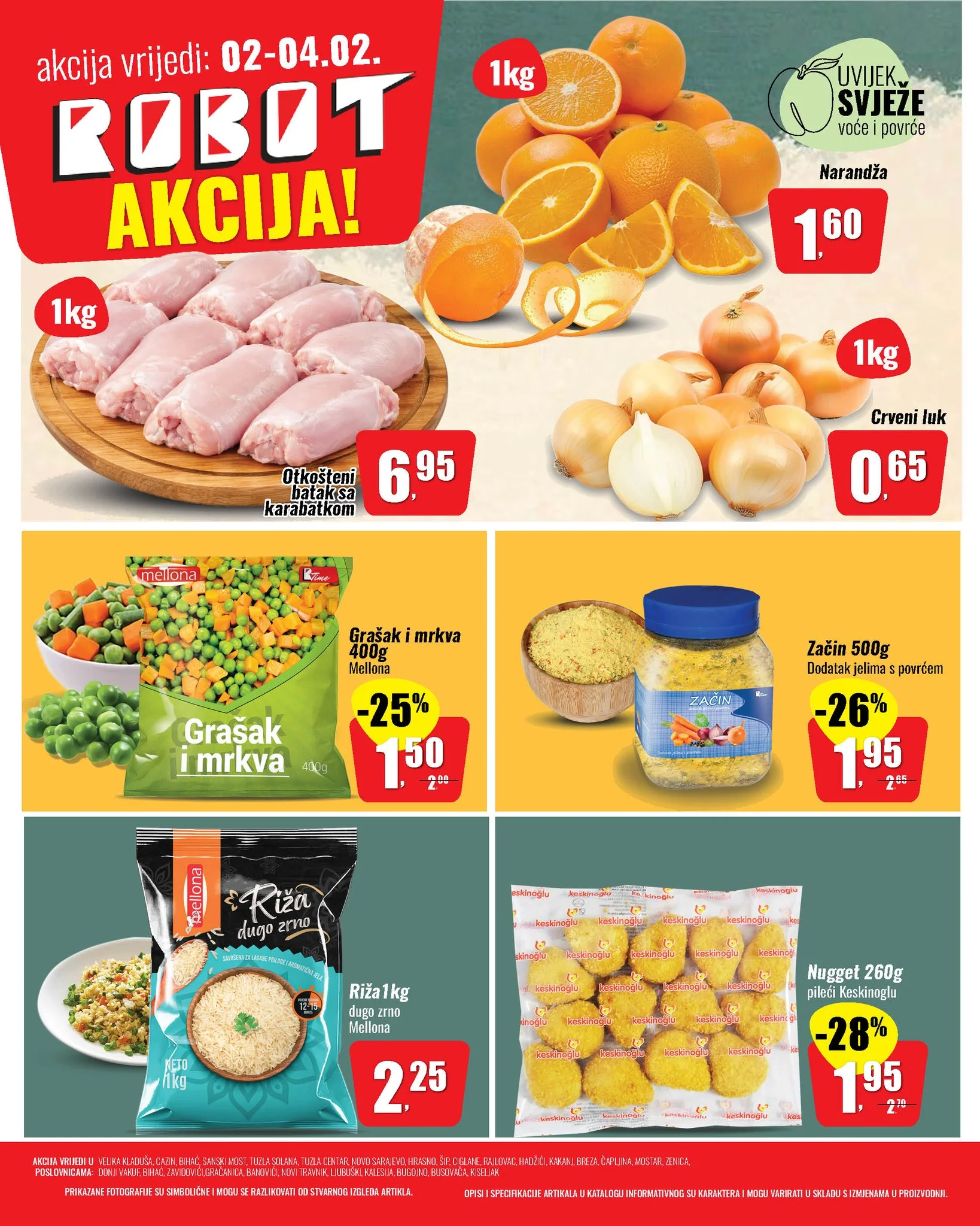 Robot akcija za početak sedmice 2-4.2.2026.