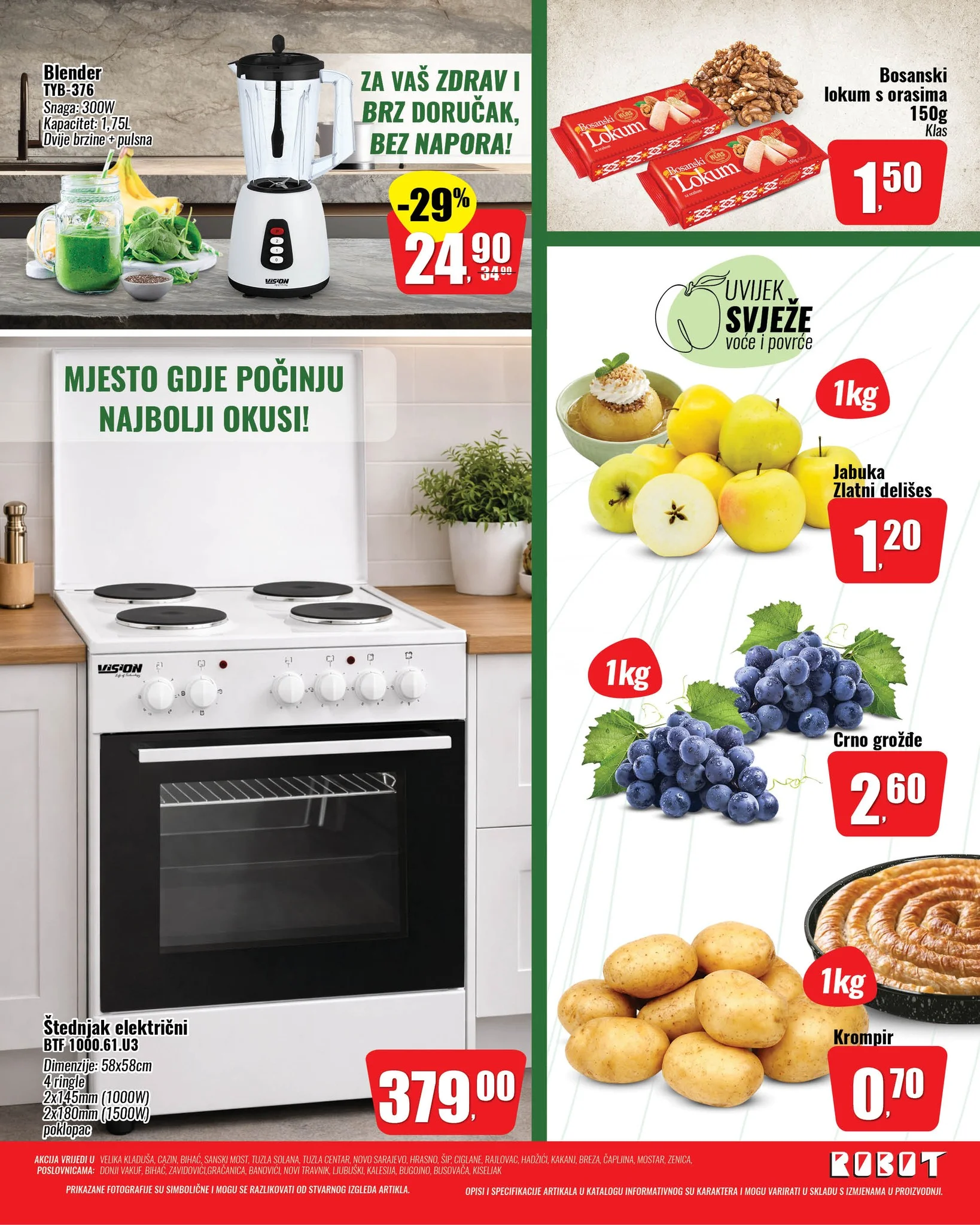 Robot akcija za početak sedmice 2-4.2.2026.