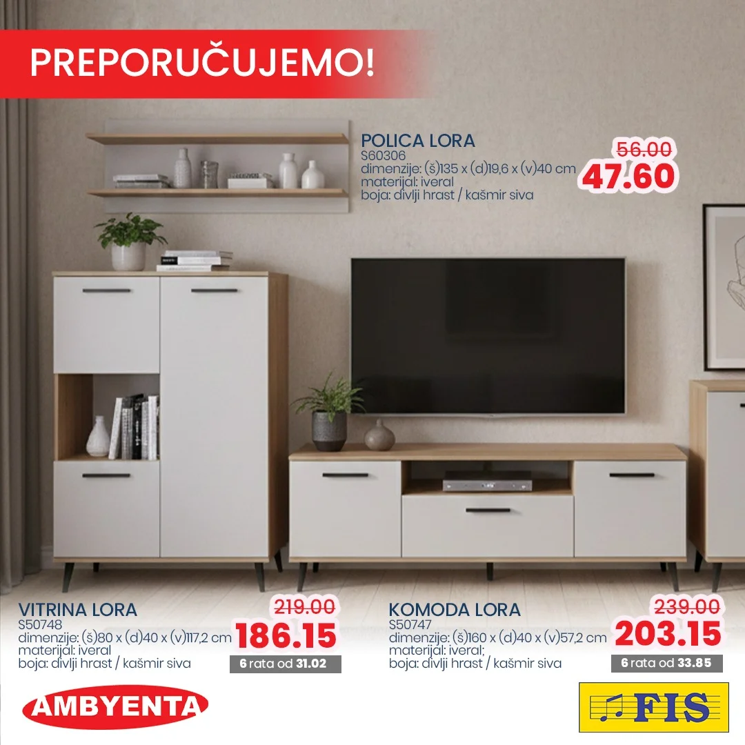 Fis NAMJEŠTAJ - PREPORUČUJEMO