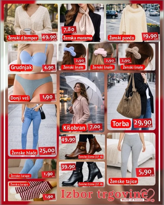 Izbor trgovine ODJEĆA & OBUĆA 13-20.2.2026.