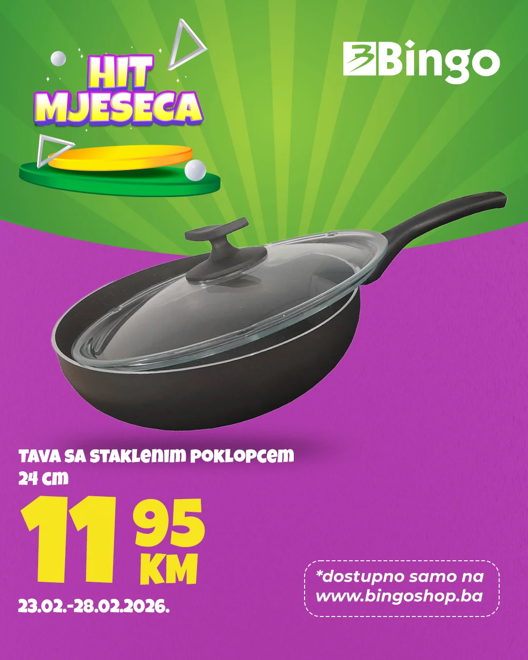 Bingo HIT MJESECA 23-28.2.2026.