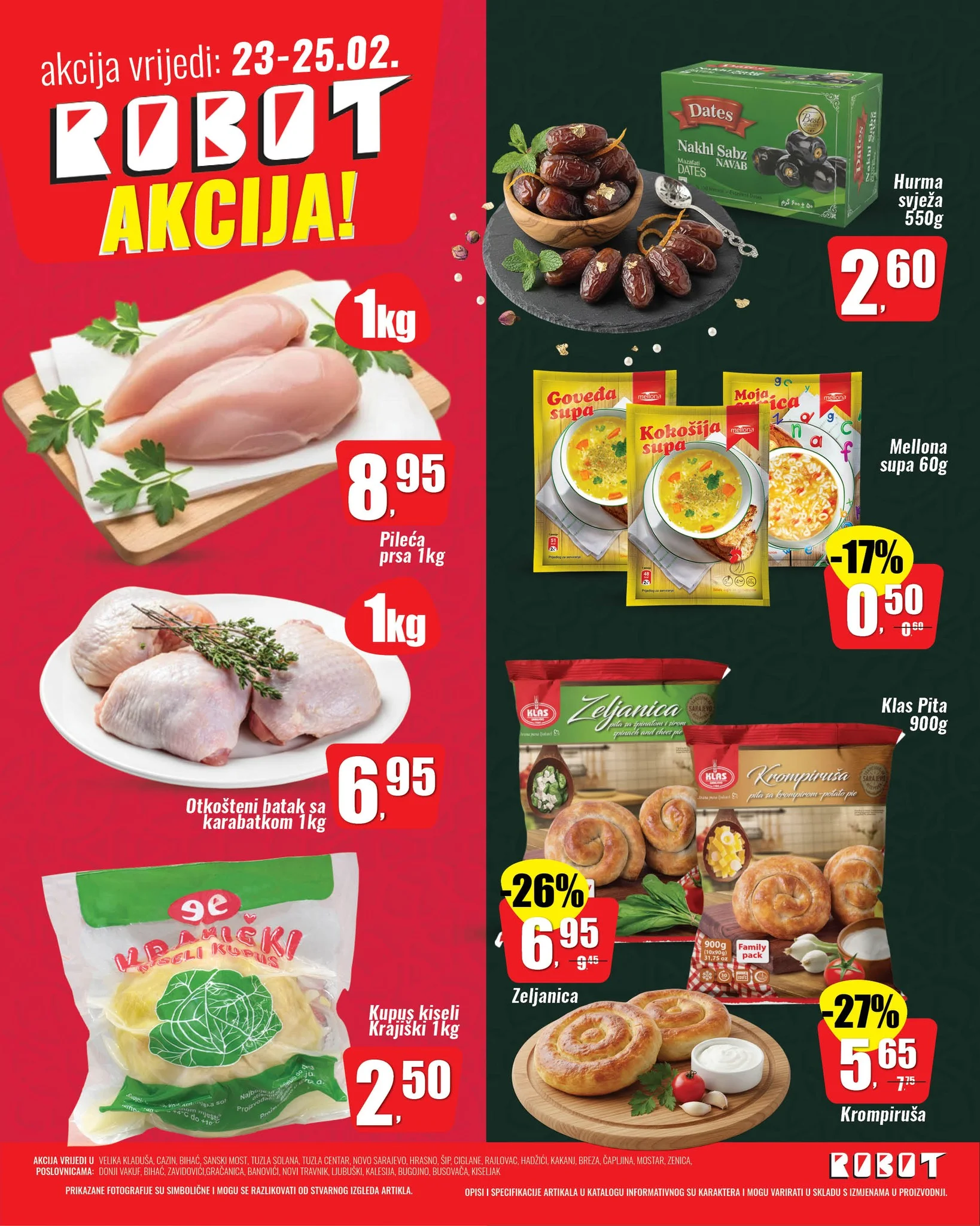 Robot akcija za početak sedmice 23-25.2.2026. 