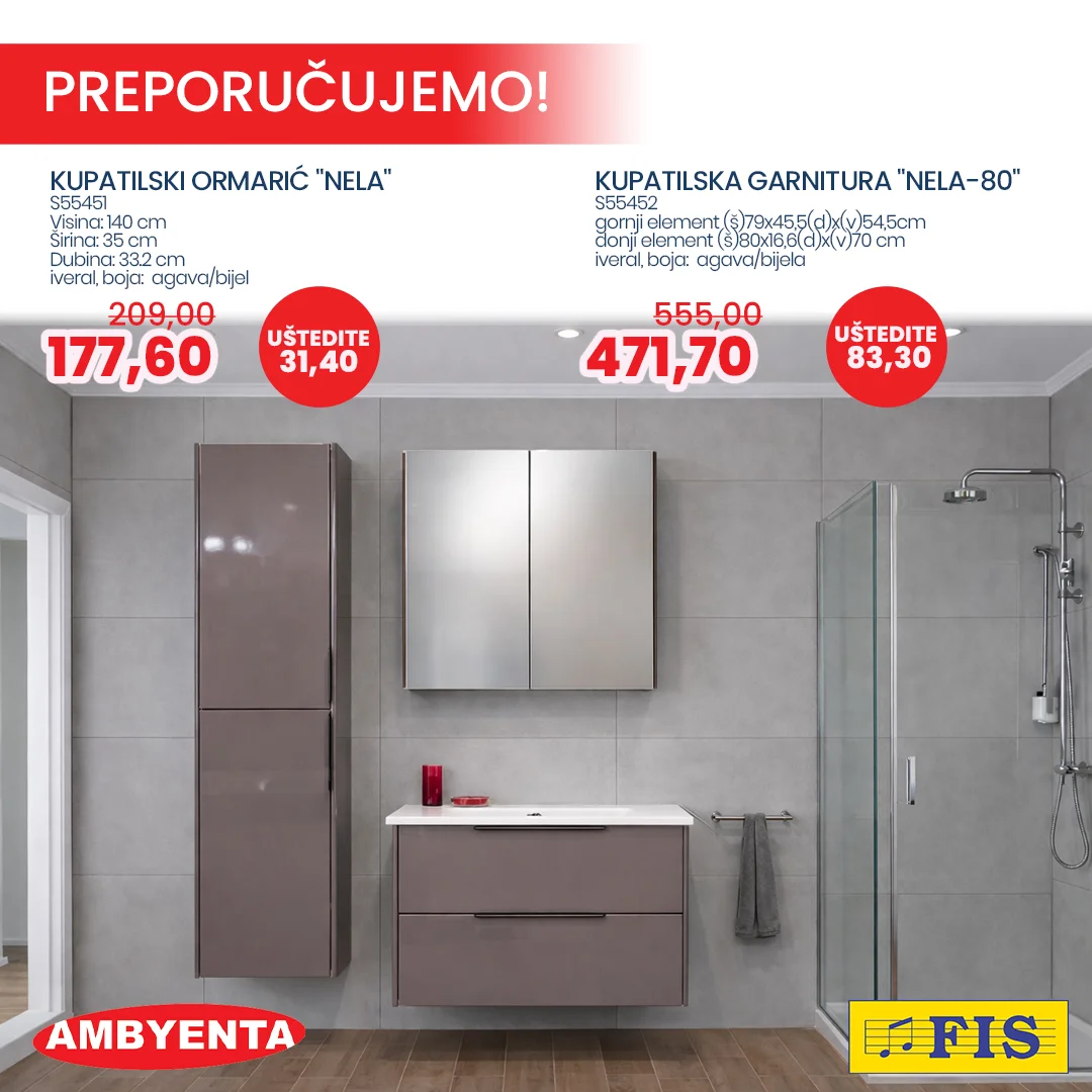 Fis & Ambyenta NAMJEŠTAJ - sniženje do 28.2.2026.