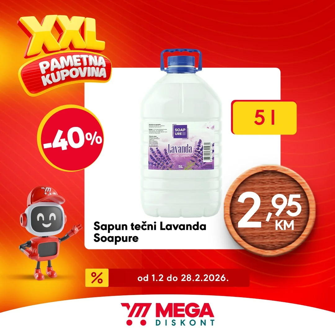 Mega Diskont XXL UŠTEDA 1-28.2.2026.