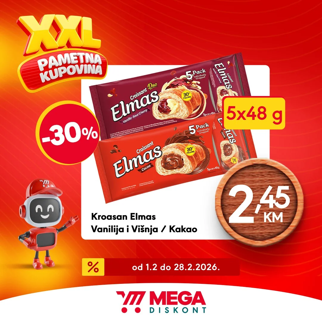 Mega Diskont XXL UŠTEDA 1-28.2.2026.