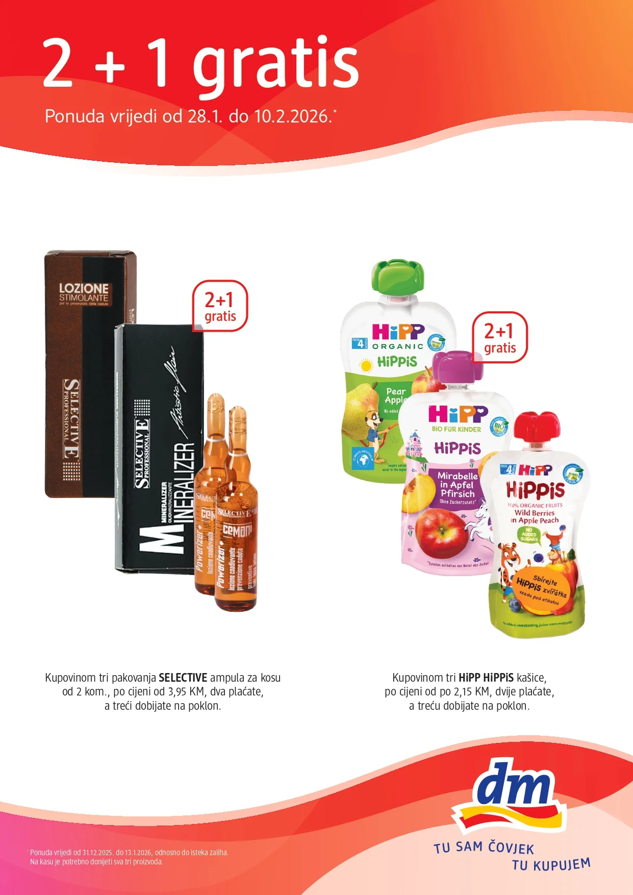 dm 2+1 GRATIS 28.1-10.2.2026.