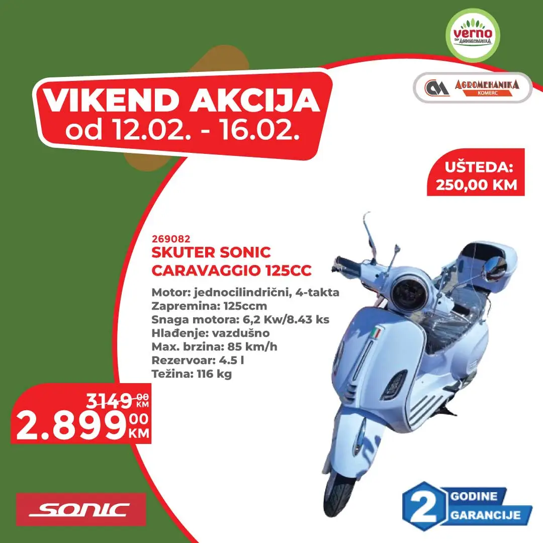 Verno by Agromehanika vikend akcija 12-16.2.2026.