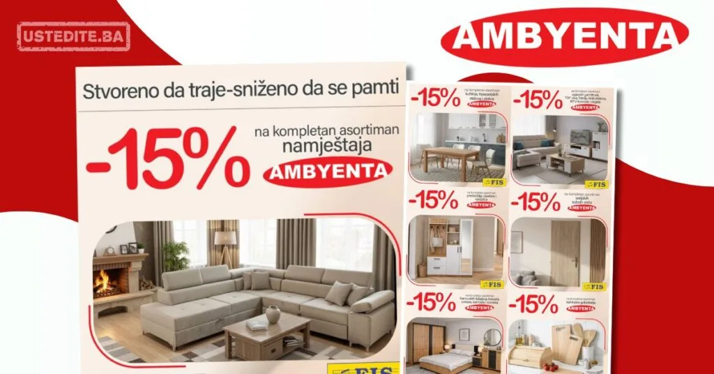 Ambyenta SNIŽENJE NAMJEŠTAJA februar 2026.