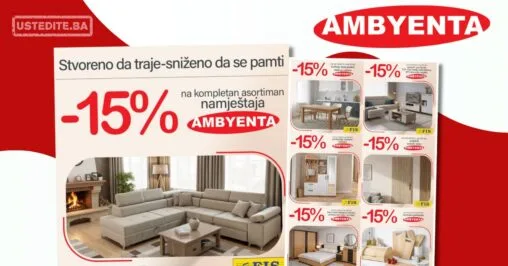 Ambyenta SNIŽENJE NAMJEŠTAJA februar 2026.