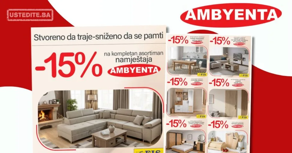 Ambyenta SNIŽENJE NAMJEŠTAJA februar 2026.