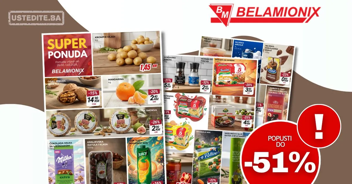 Belamionix vikend akcija 26.2-1.3.2026.