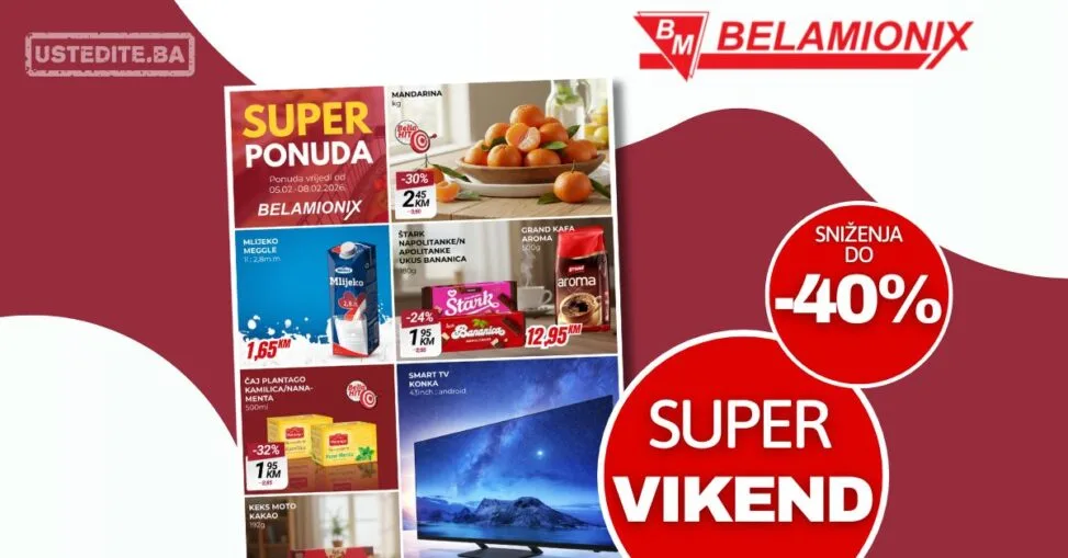 Belamionix vikend akcija 5-8.2.2026.