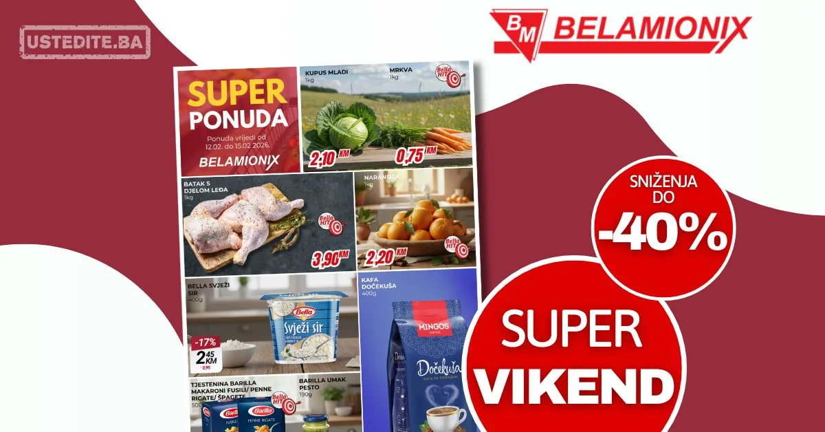 Belamionix vikend akcija 12-15.2.2026.