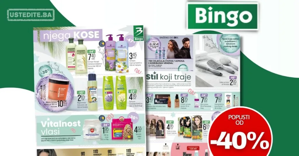 Bingo katalog NJEGA KOSE - sniženje do 9.3.2026.