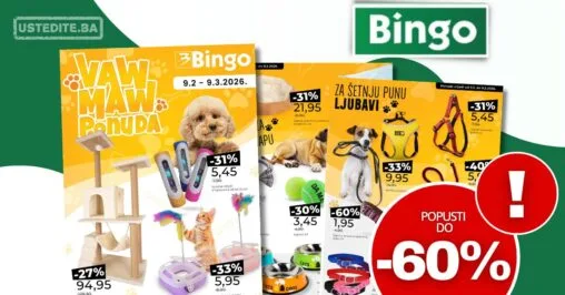 Bingo katalog KUĆNI LJUBIMCI - sniženje do 9.3.2026.