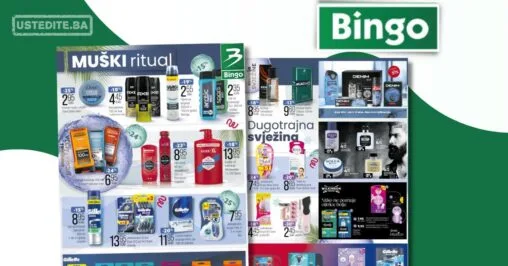 Bingo katalog MUŠKA NJEGA - sniženje do 9.3.2026.