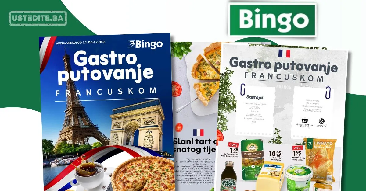 Bingo katalog GASTRO PUTOVANJE FRANCUSKOM