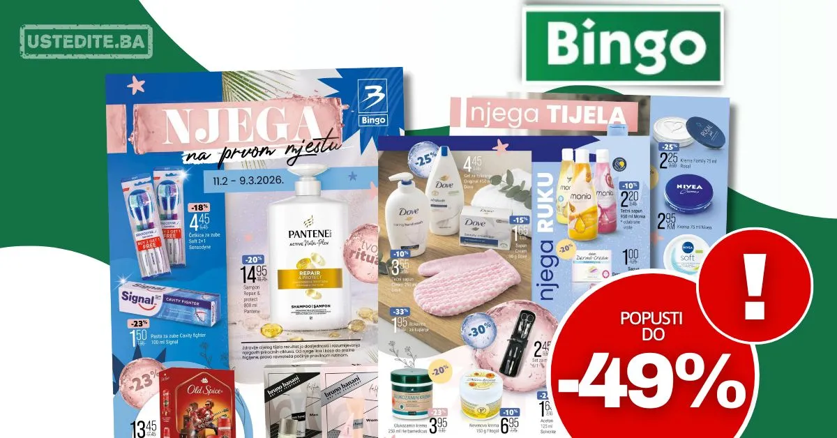 Bingo katalog kozmetika i njega 11.2-9.3.2026.