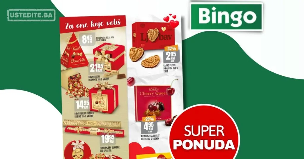 Bingo akcija VALENTINOVO 12-15.2.2026.