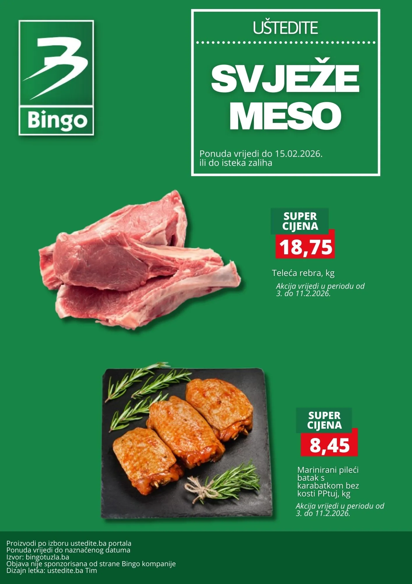 Bingo akcija SVJEŽA PONUDA