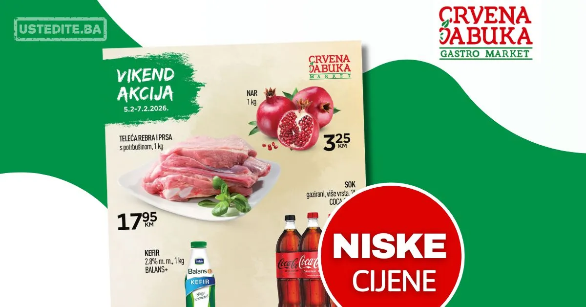 Crvena Jabuka vikend akcija 5-7.2.2026.