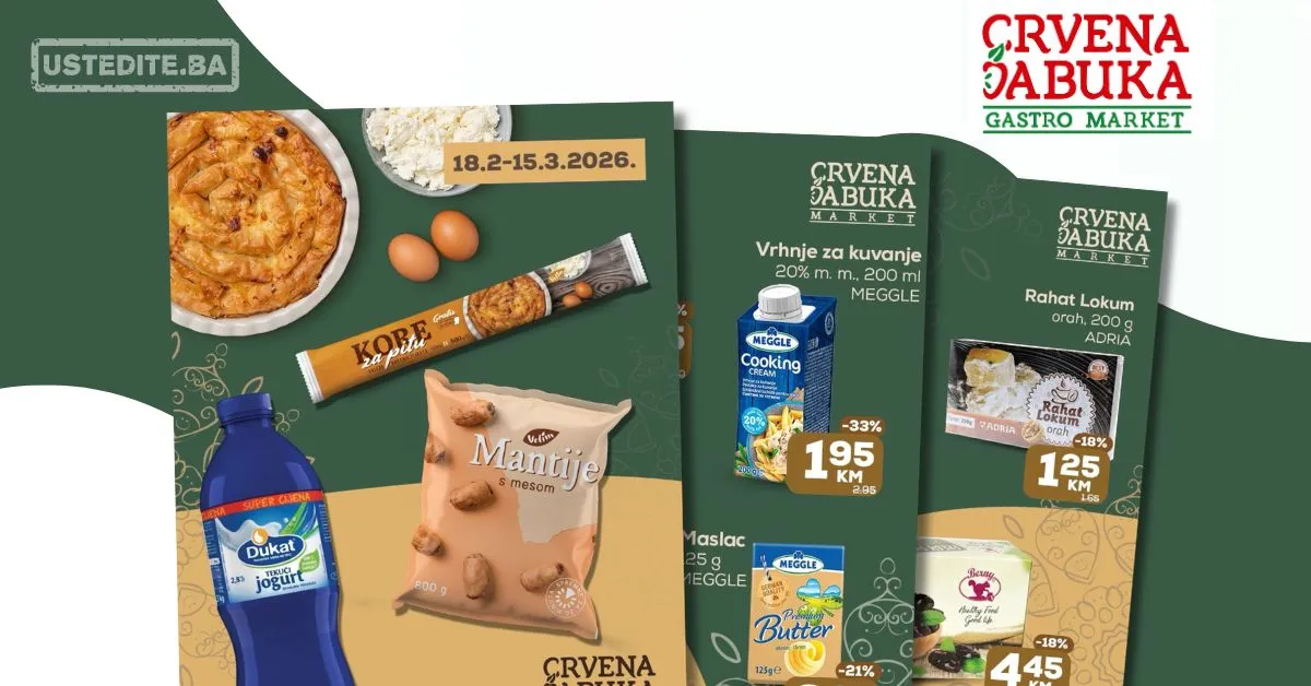 Crvena Jabuka akcija 18.2-15.3.2026.