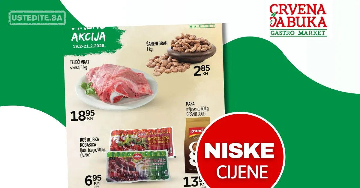 Crvena Jabuka vikend akcija 19-21.2.2026.