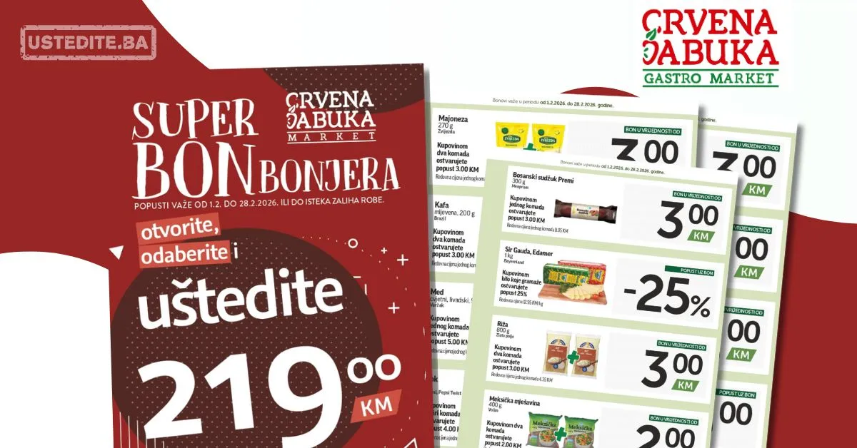 Crvena Jabuka GASTRO ponuda 1-28.2.2026.